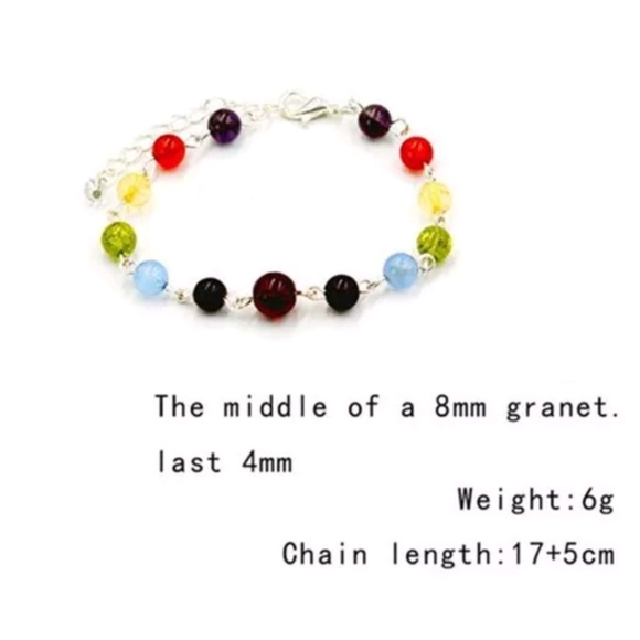 7 Chakra Healing Bead Bracelet - Picture 5 of 5